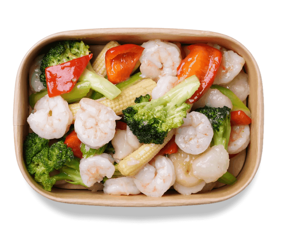 Shrimp with Veggies
